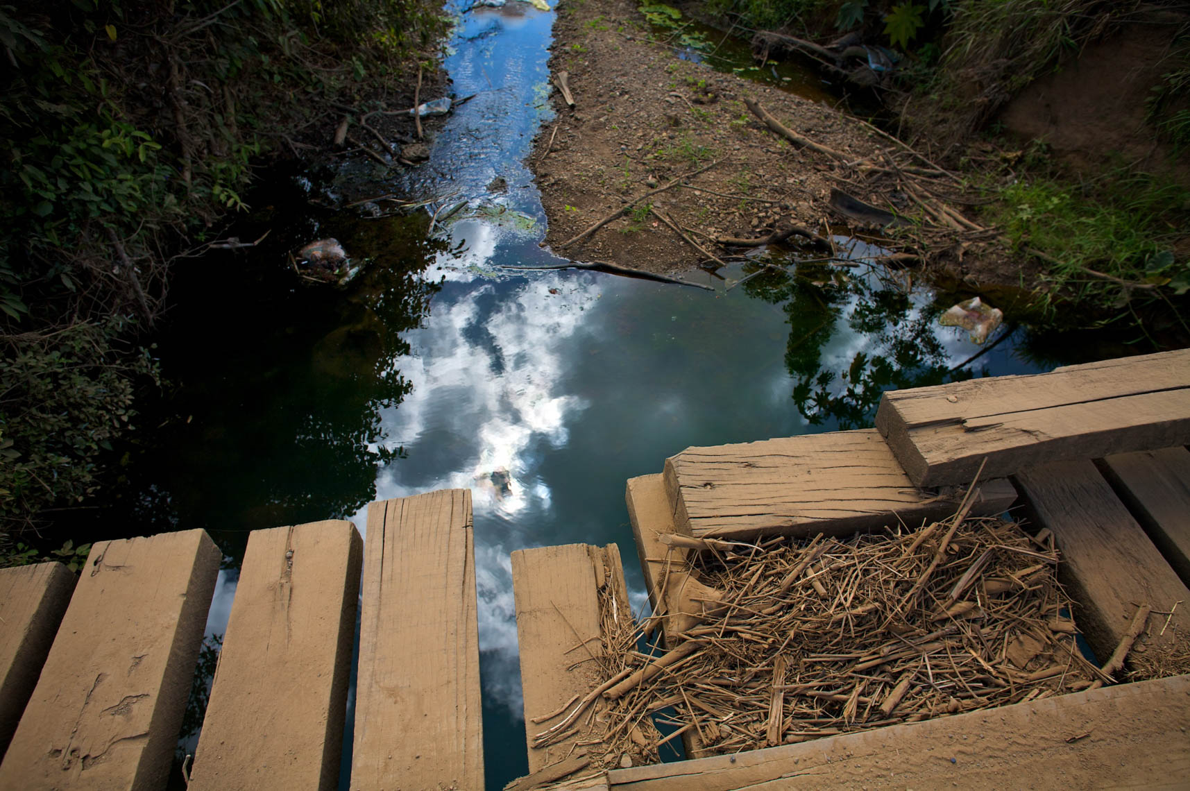 Polluted Waterway in Fiji