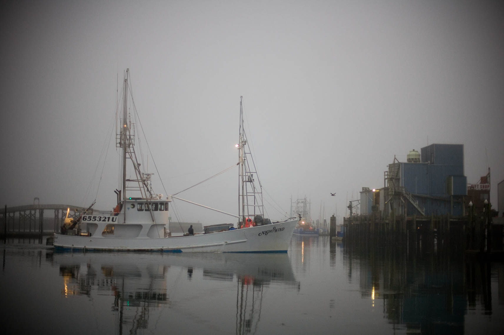 Tuna Boats Anchored in Westport, Washington