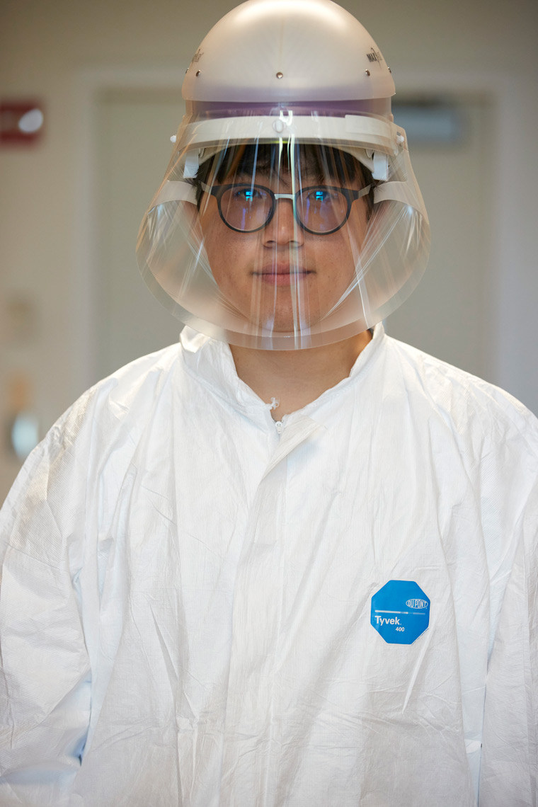 Covid Researcher in PPE