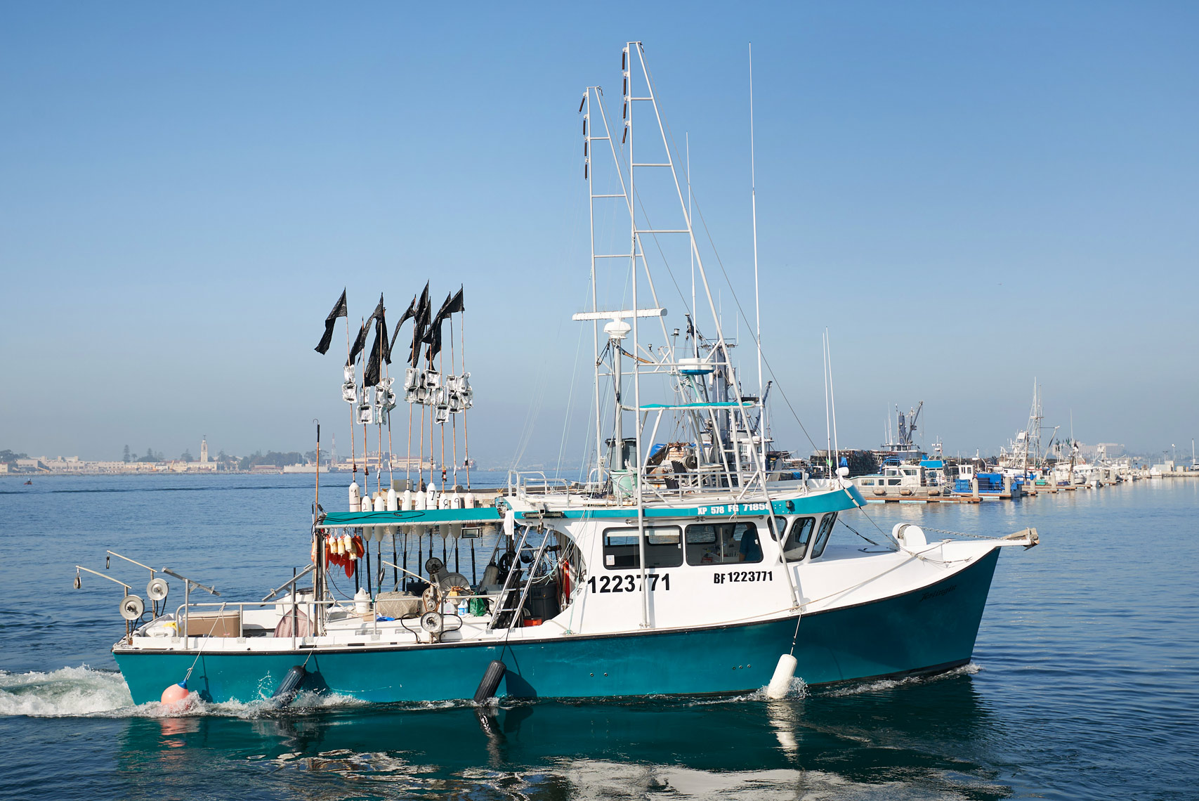 A Commercial Fishing Boat in San Diego Bay